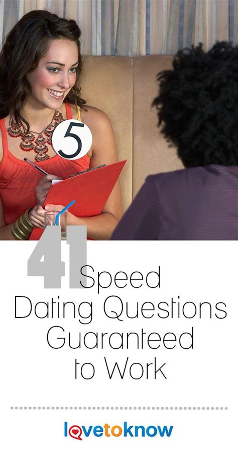 speeddating spørgsmål|41 Speed Dating Questions Guaranteed to Work